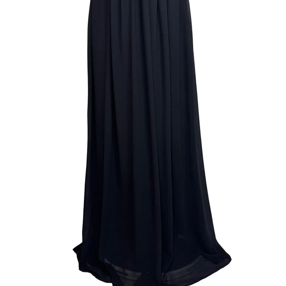 Miusol Whimsigoth Goth Dark Fairy Black Lace Maxi Dress Sz Sm - Picture 7 of 13